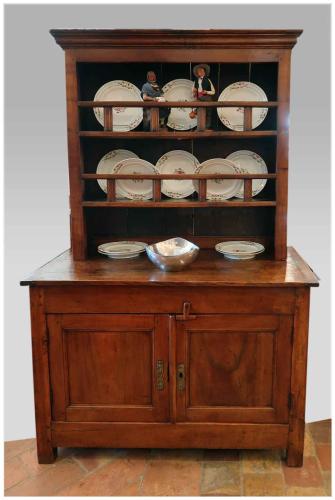 19th C. French Mixed Woods Vaisselier by 