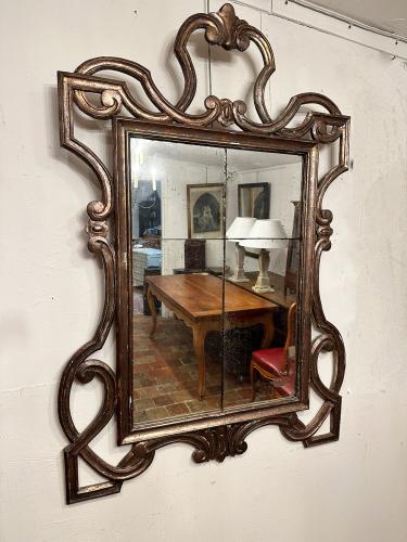 18th C. French Alsacian Mirror by 