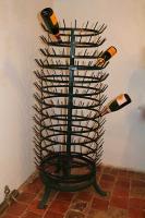 1930's French Bottle Dryer on Turnstile by None None