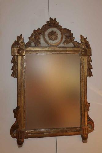 18th C. French Louis XVI Mirror by 
