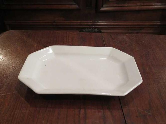 French White Porcelain Platter. by None None