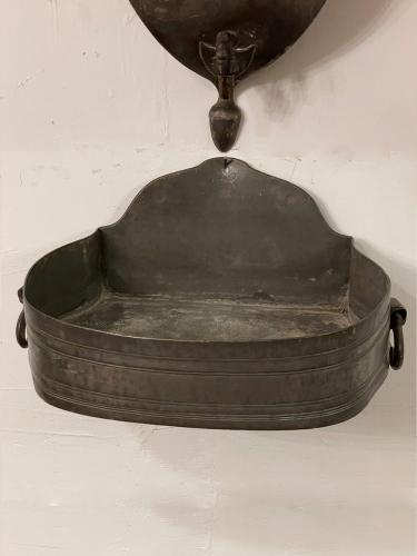 18th C. French Pewter Fountain by 