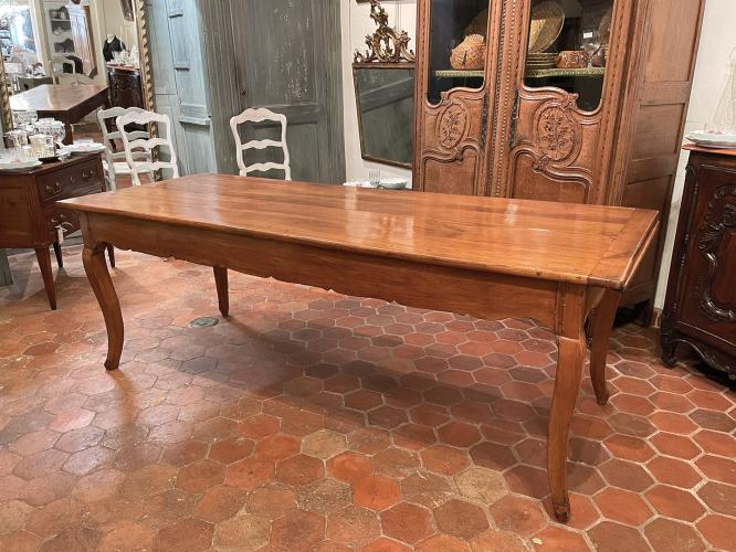 18th/19th C. French Louis XV-Style Farm Table by 