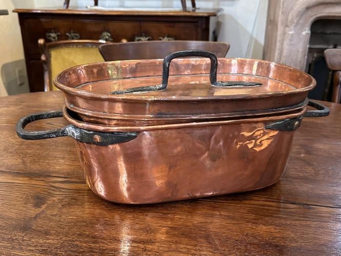Early 19th C. French Copper Daubiere by 