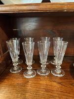 Set/8 French Champagne Glasses by 