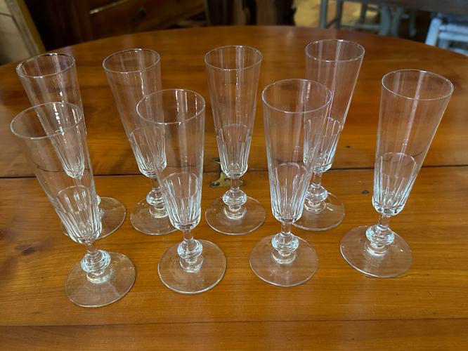 Set/8 Champagne Flutes by 