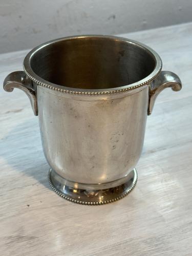 Small French Pewter Ice Bucket by 