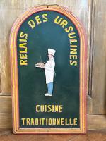 French Advertising Sign for Restaurant by 