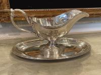 Christofle Saucier with Tray by Unknown