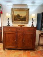 19th C. French Oak Credenza by Unknown...