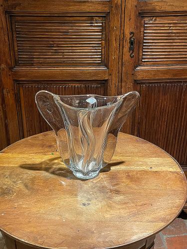 French Glass Flower Vase by 