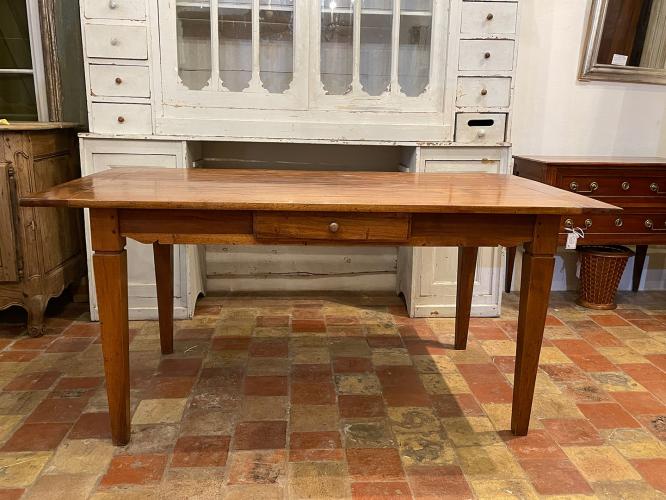 19th C. French Directoire-Style Farm Table by 