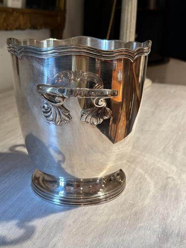 1920's French Silverplate Champagne Bucket by 