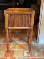 18th C. French LXVI Walnut Side Table by 